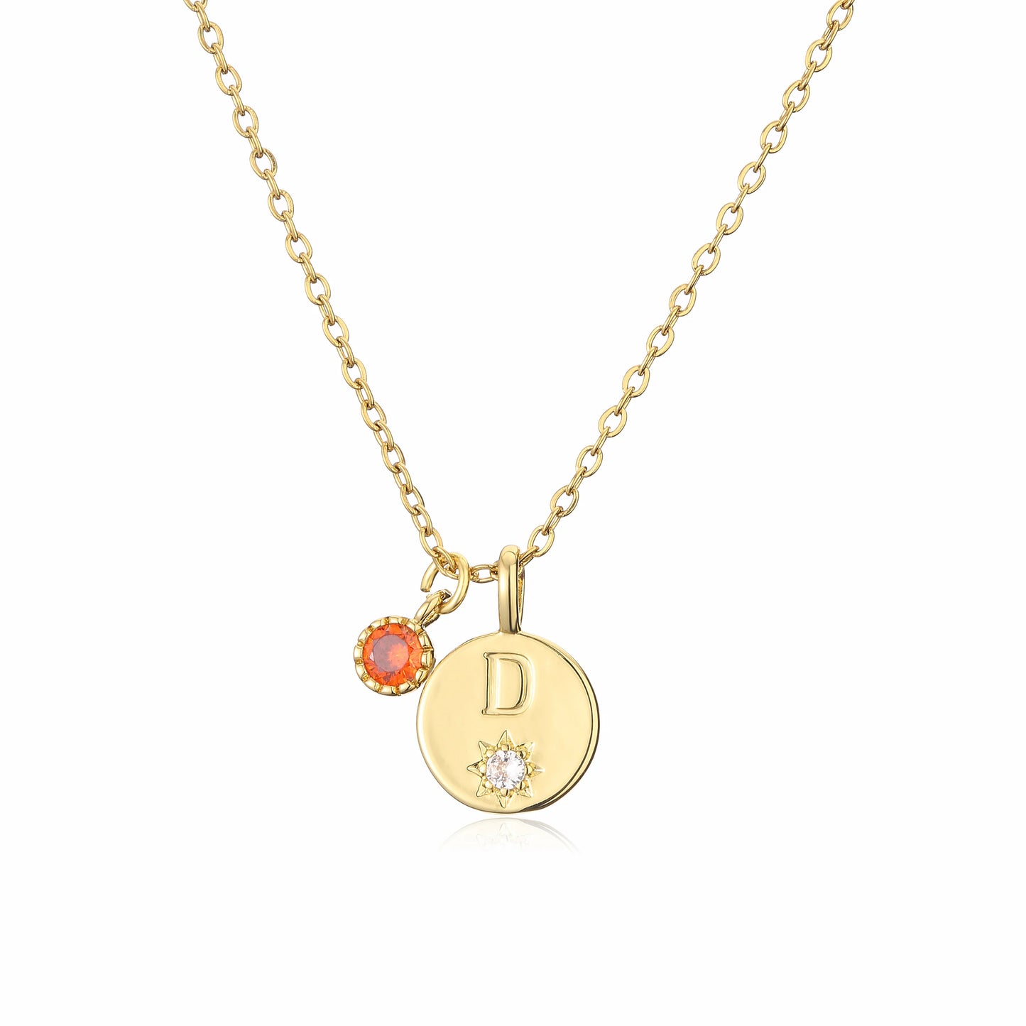 HECHENG,26-Letter Pendant Necklace Women Fashion Stainless Steel o- Chain Necklace For Women Jewelry Gift