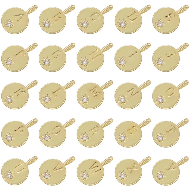 HECHENG,26-Letter Pendant Necklace Women Fashion Stainless Steel o- Chain Necklace For Women Jewelry Gift